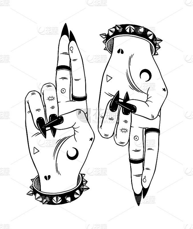 如上所述，以下所述。魔鬼的手