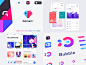 2018年睡眠颜色数据健康2018 app鱼泡泡游戏品牌社区ux icon ios标志