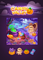 Halloween in "Candy Valley" : Halloween Bonus Location in Candy Valley (c) Tap Clap