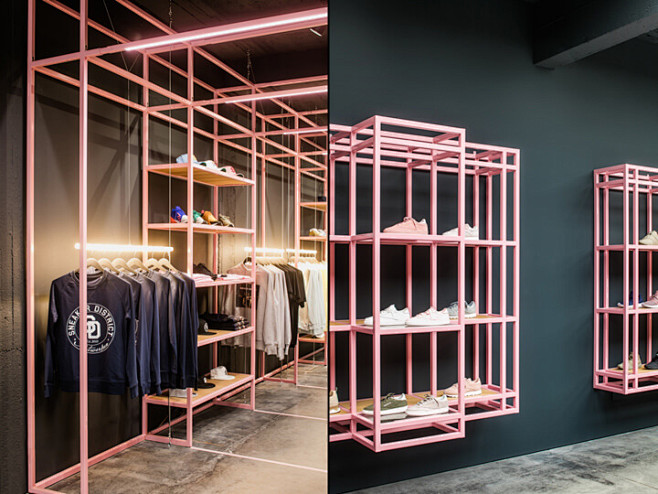 商业空间，Sneaker Distric...