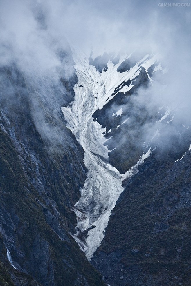 新西兰南岛冰河山谷