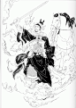 48张中国古代历代帝王白描线稿图 皇帝绘画素材图片_www.youyix.com
