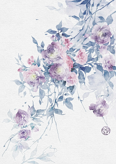 彩虹布丁╭采集到水彩