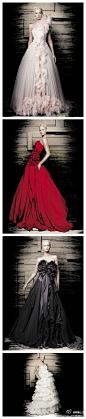  

败物公主：2012流行色——裸色，红色，黑色，白色~我的纯色新娘哟！