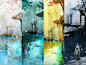#阴阳师手游#   【四时】 这个系列终于画完辣！！！！P站无水印这边戳O网页链接