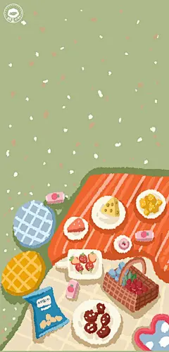 cr.微博@肚肚图画本_200403_可爱 食物 手机壁纸