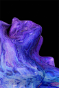 紫色液体大理石背景