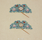 来自一本老书《Recueil d&#;039agraffes et de differents ornements de tete des dames chinoises》，法国人画的清代头饰和衣带钩画集。 ​​​​
