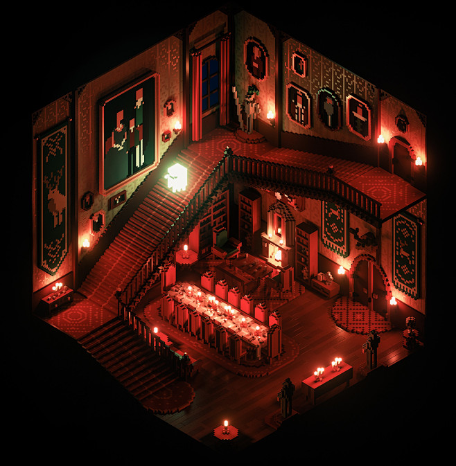 Magicavoxel - Haunte...