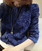 2012秋装 韩国女装 立体花 拉链 女式长袖开衫外套A954