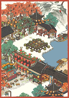 江南百景图-花瓣网|陪你做生活的设计师 | 小小院·同福酒肆 - 小红书