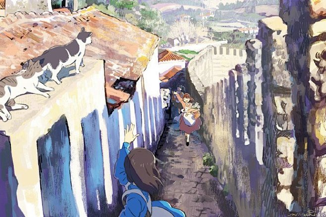 海岛千本 ​​​​ #绘画# #插画# ...