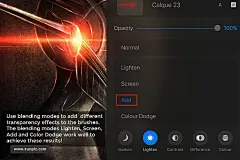 20个手工制作的镜头照明弹科幻镜头闪光产生画笔Lens flares Procreate brushes 插件/软件 