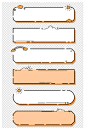 卡通边框标题框文本框内容框可爱风装饰边框-众图网