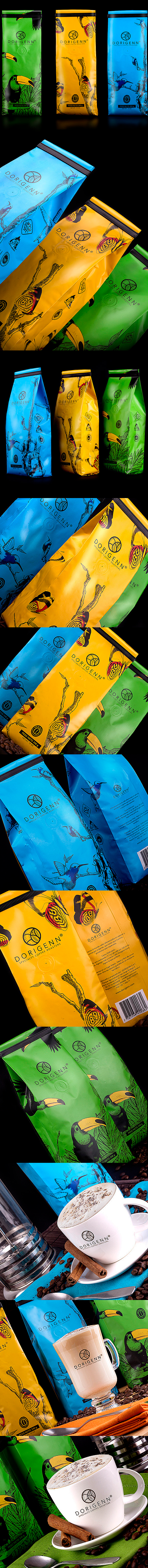 咖啡品牌设计/鹦鹉标志/咖啡包装设计/咖...