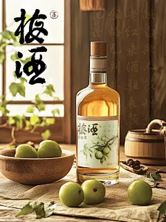 这到底属于什么插画风格？青梅酒包装插画_3_文山_来自小红书网页版