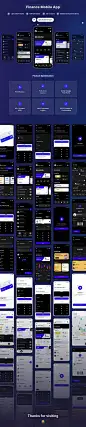 明暗两套电子钱包数字金融数字货币虚拟货币加密货币交易APP UI界面设计 .fig素材