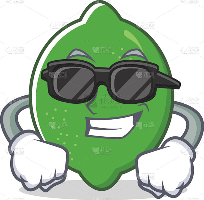 性格,酷,时尚,酸橙,卡通,可爱的,闪亮的,清新,食品,图像