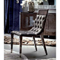 Giorgio Collection - Absolute Side chair buttoned back: