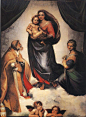 西斯廷圣母 拉斐尔 1513-1514年 265x196cm