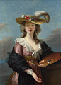 Elizabeth Louise Vigée Le Brun_Self Portrait in a Straw