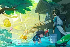 去年夏天画的罗小黑 - 小红书