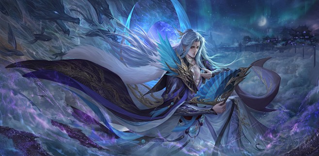 倚星折月*神郭嘉_看图_三国杀皮肤吧_百...