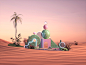 Where I'd like to be : Series of digital landscapes