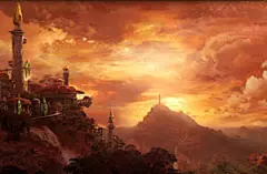 魔兽世界高清壁纸之城市：银月城