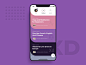 社交移动应用程序UI工具包 Social Meet Up UI Kit for Adobe XD :  