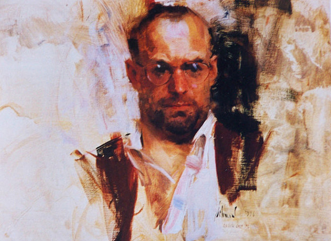 美国当代著名艺术家理查德斯契米德richardschmid油画6