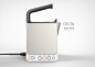 DELTA - Wi Fi Kettle : DELTA.  This electric kettle is included into IOT segment (internet of things). The Wi-Fi conection allows to control the kettle throught movile app. This is a minimal and technological design. 2015