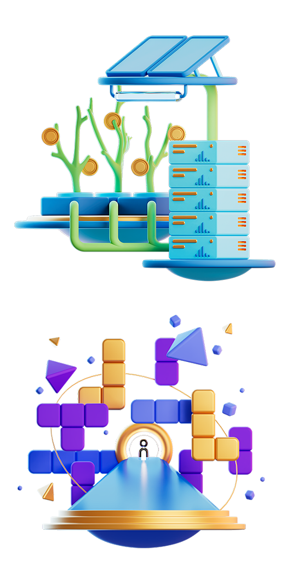 3D图表信息数据C4D元素免抠_PNG：