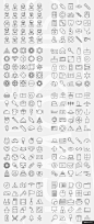 时尚 现代的 图标 矢量图标 大集合 合集图标主题图标图标icon