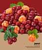 Fruit drink "Dobry" : Berries at fruit drink "Dobry" packshot