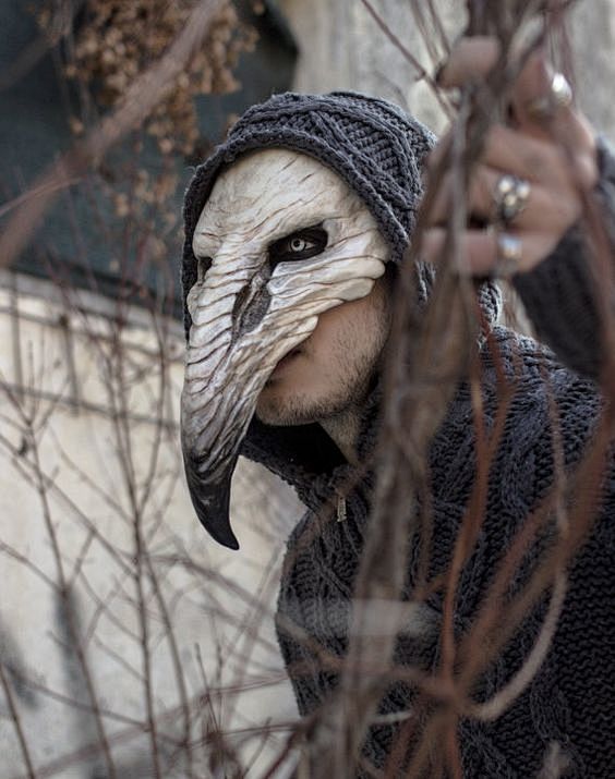 Pestilence Crow Mask...