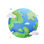 Earth 3D Icon