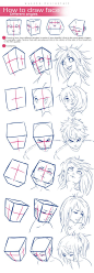 How To Draw Face - Different Angles by wysoka.deviantart.com on @DeviantArt: 