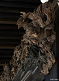 【日本兵库县念佛宗无量寿寺的木雕工艺设计】念佛宗无量寿寺是日本最大的佛教圣地。无量寿寺仅接受预约拜访，大概每间隔一个小时，由一名挂着扩音器的僧人带队进山，一路讲解，由于是分批次，一撮撮进山，所到之处除了你的队伍，广阔恢宏的寺庙放眼望去难见一人。这里没有门票、没有一柱香火，只有赠予