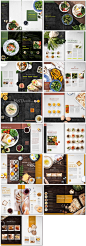 绿色食品早餐面包蔬菜谷物图册菜谱菜单封面海报psd素材设计模板-淘宝网