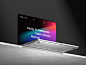高质量CG建模工业冷淡风苹果笔记本场景展示Web贴图样机模板素材 Apple MacBook Mockup