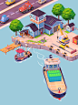 3D Digital Art  game design  design Game Art concept mobile game casual casual game mobile