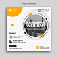Premium PSD | Digital marketing business webinar conference banner