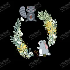卡通花环 【酷图网】卡通花环,动物花环,植物花环,水彩花朵,花卉,花朵,花叶,鲜花,花语,花艺,文艺风,花艺插花,森系小清新,浪漫唯美花藤,童话世界,游乐公园,儿童绘画,书本插画,儿童绘本,卡通贴纸,手绘插画,幼儿园,欧式婚礼,韩式婚礼,水彩花卉,手绘花卉,婚礼花卉,婚礼花环,浪漫唯美,彩绘花环,花鸟,儿童卡通,