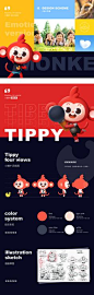 小猴AI课-品牌IP吉祥物Tippy驾到！|平面|吉祥物|小猴AI课 - 原创作品 -  ()