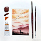浮绘 加拿大艺术家Brandy Rose一组美轮美奂的风景图欣赏。| ins：brandyroseart ​ ​​​​
