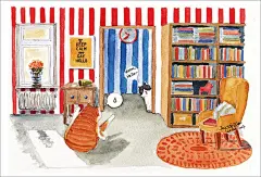 momicafe猫的天空之城手绘插画明信片-猫空第六届插画比赛8款可选-tmall.com天猫