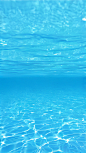 海水光影透明海水