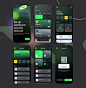 crypto app crypto wallet finance app design UI/UX Figma Mobile app UI digital wallet