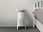 Side table type air purifier